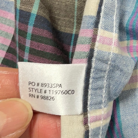 US Polo Assn Plaid short sleeve shirt - Picture 6 of 6